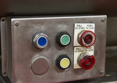 Machine button panel